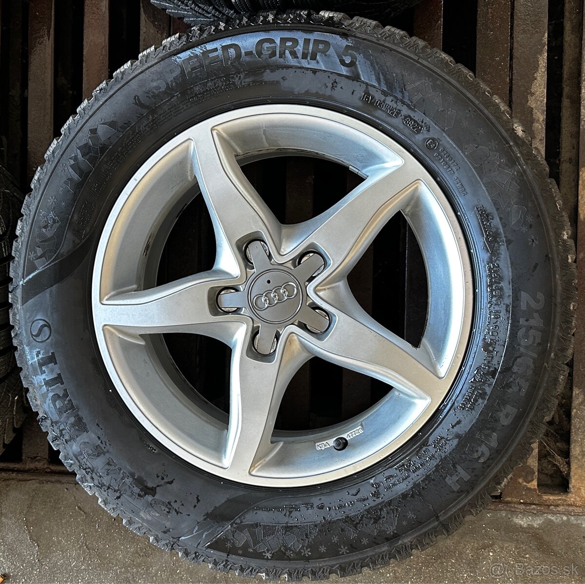 5x112 R16 7J + 215/65 Semperit zimné - 2