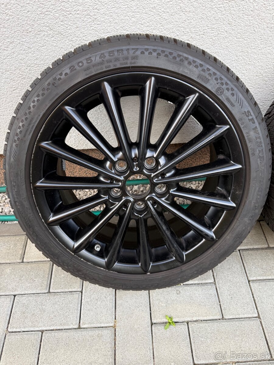 MINI Cooper R17 disky + zimné pneu - 2