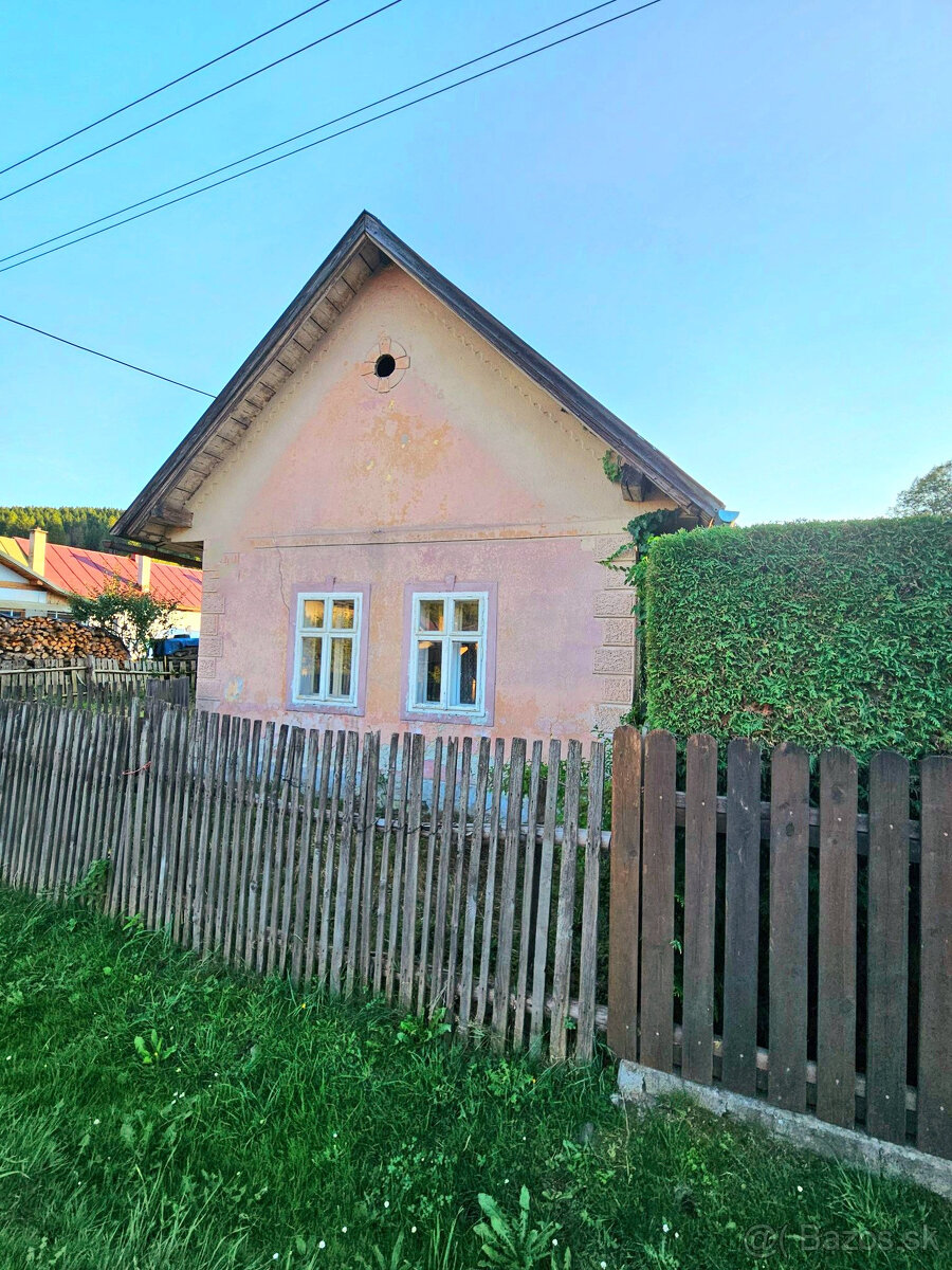 • PREDANÉ • : chalupa v povôdnom stave Čierny Balog pár minú - 2