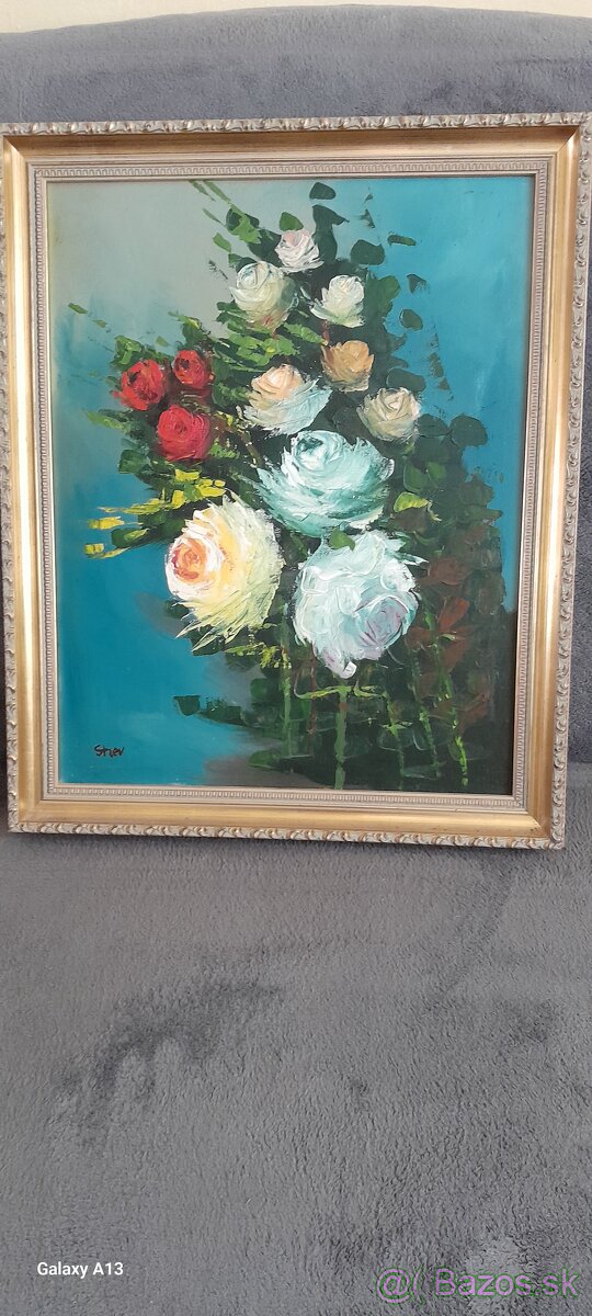 Predám obraz. Olej na plátne.(Británia) - 2