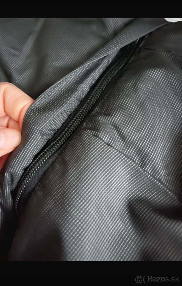 Pánska bunda antracitovej farby,prešívaná veľ. M - 2