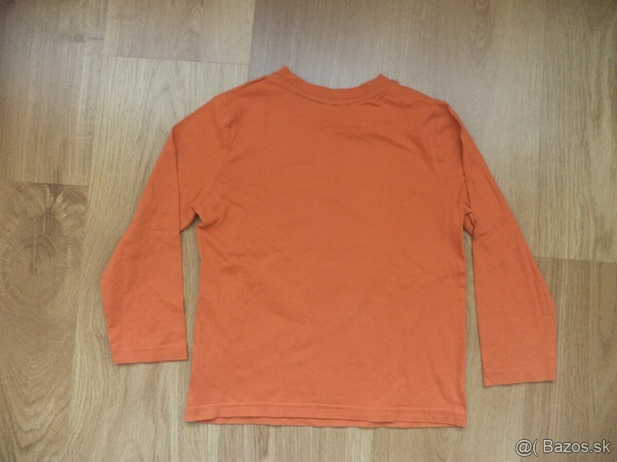 chlapčenské tričko s dlhým rukávom, veľkosť 116 - 2