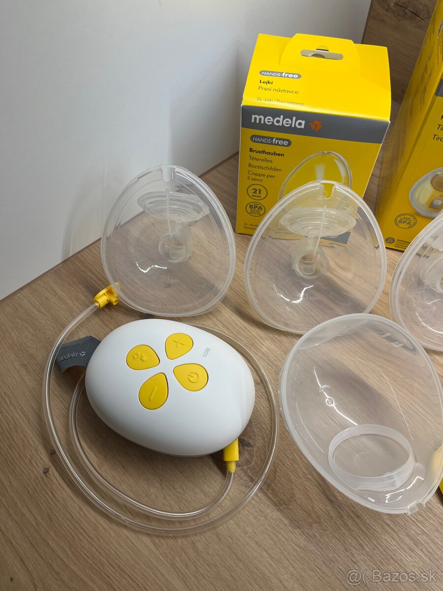 Medela Solo Hands-free odsávačka mlieka + nástavce - 2