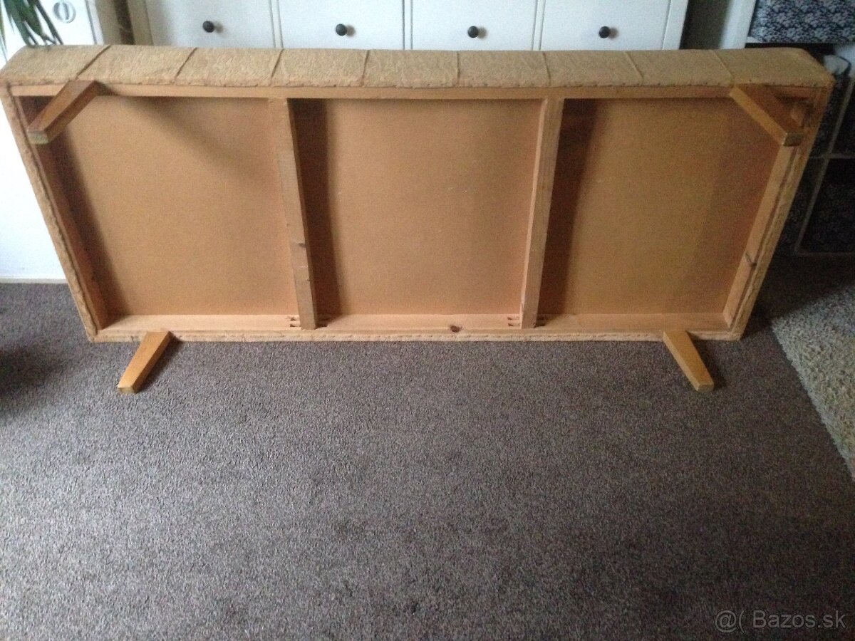 Retro drevená váľanda - 2