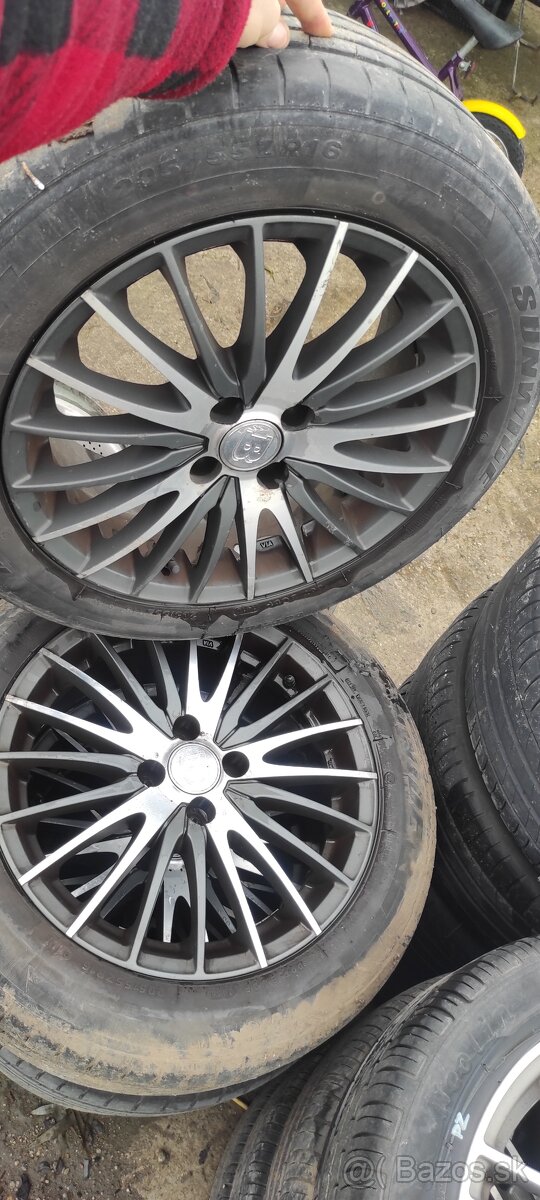 4x98 r16 + letne pneu 205/55 r16 - 2