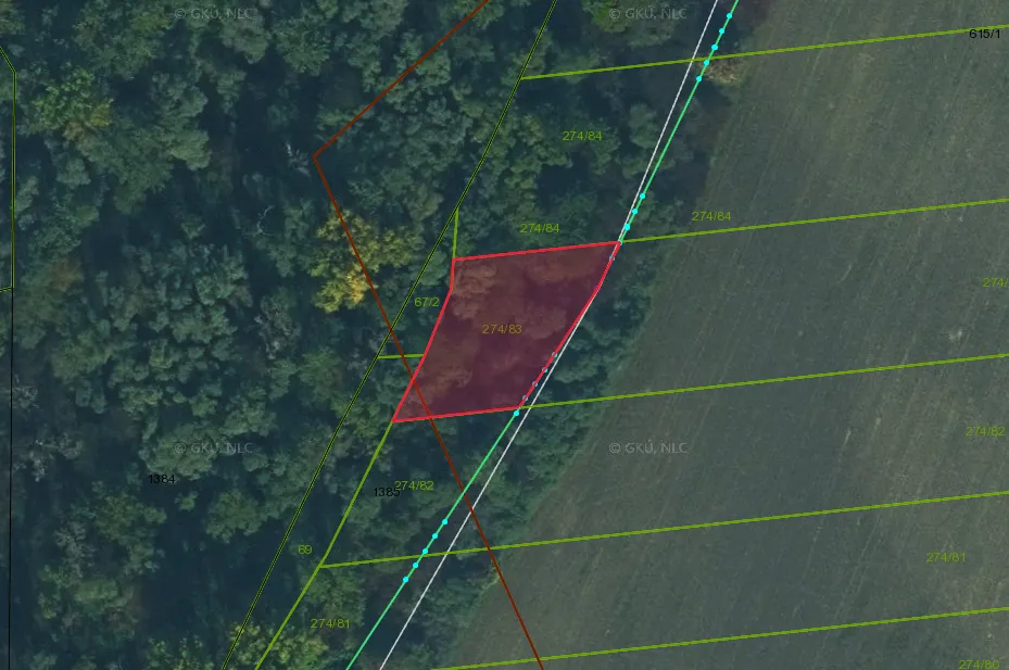 Nacina Ves – 368 m2 LES - Na predaj - 2