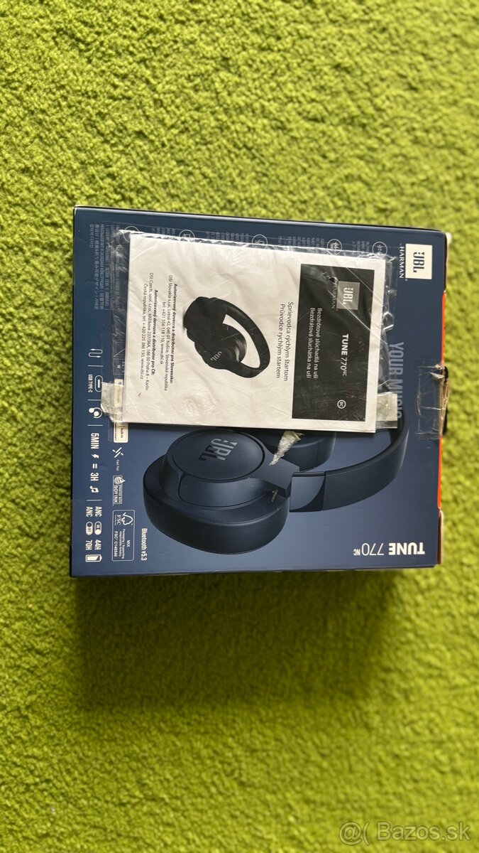 Sluchadla JBL Tune 770 NC - NOVE - 2