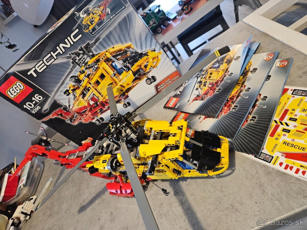 LEGO Technic 9396 Záchranný vrtuľník + motor - 2