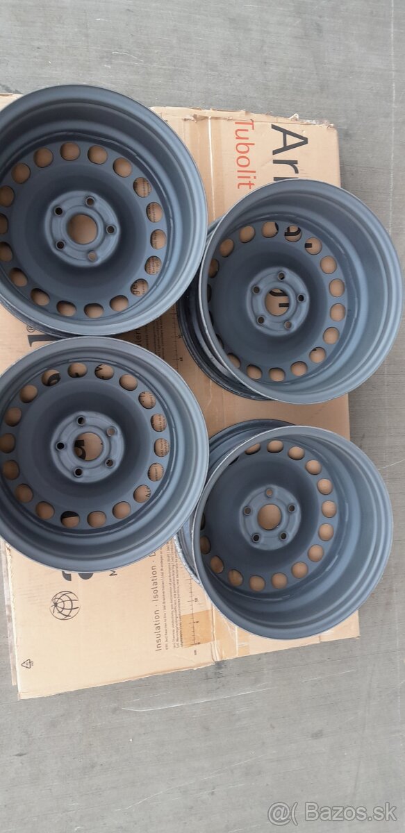 Plechove disky 7j R16 5x112 Original,VW Škoda,Seat,Audi - 2