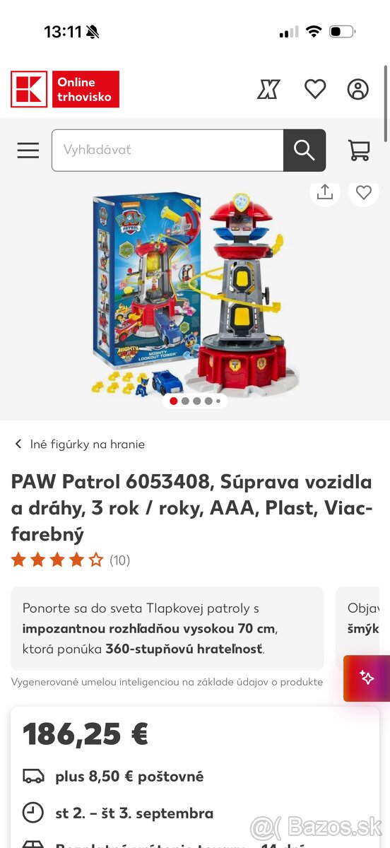 ÚPLNE NOVÁ nerozbalená- PAW Patrol - 2
