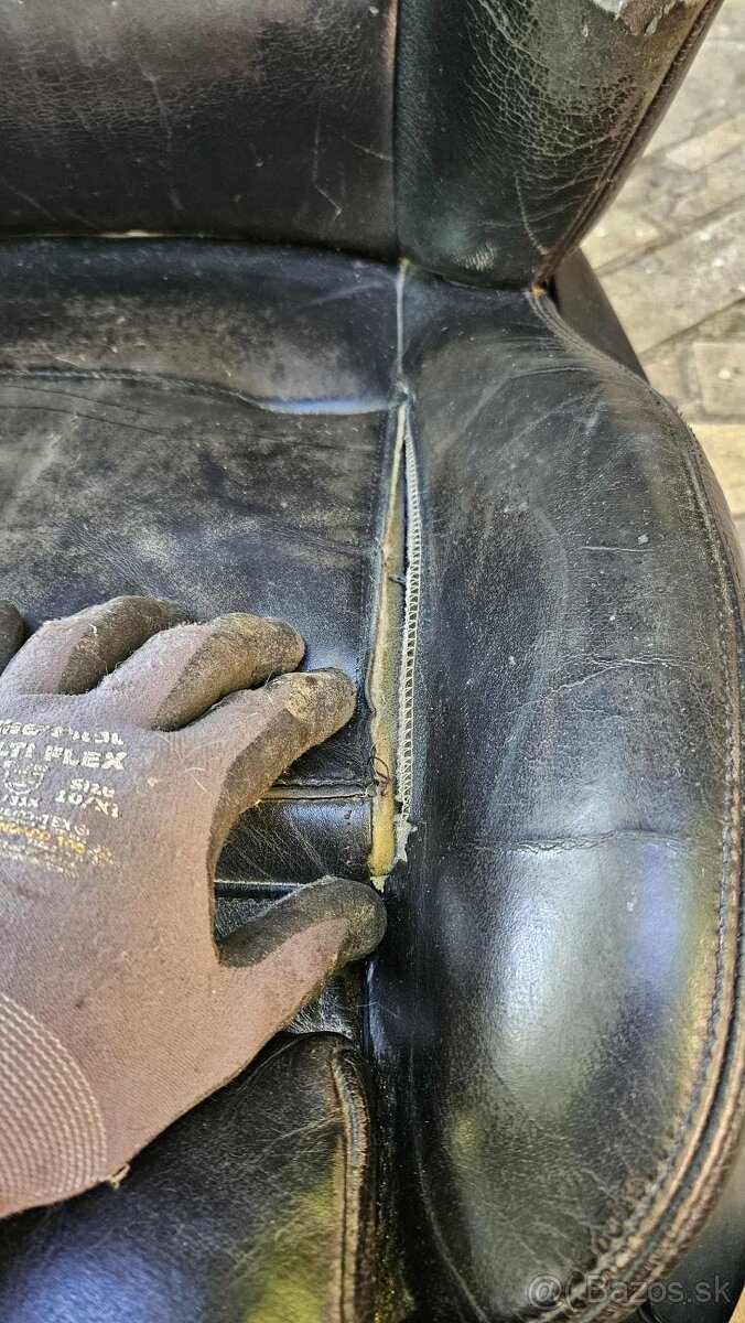 Kožené čierne sportsize sedačky na e46 - 2