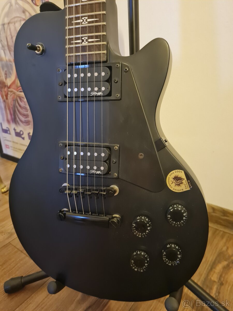 elektricka gitara Les Paul Stagg L320 - GBK - 2