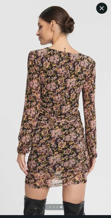 Dámske mini šaty s kvetinovou potlačou - 2