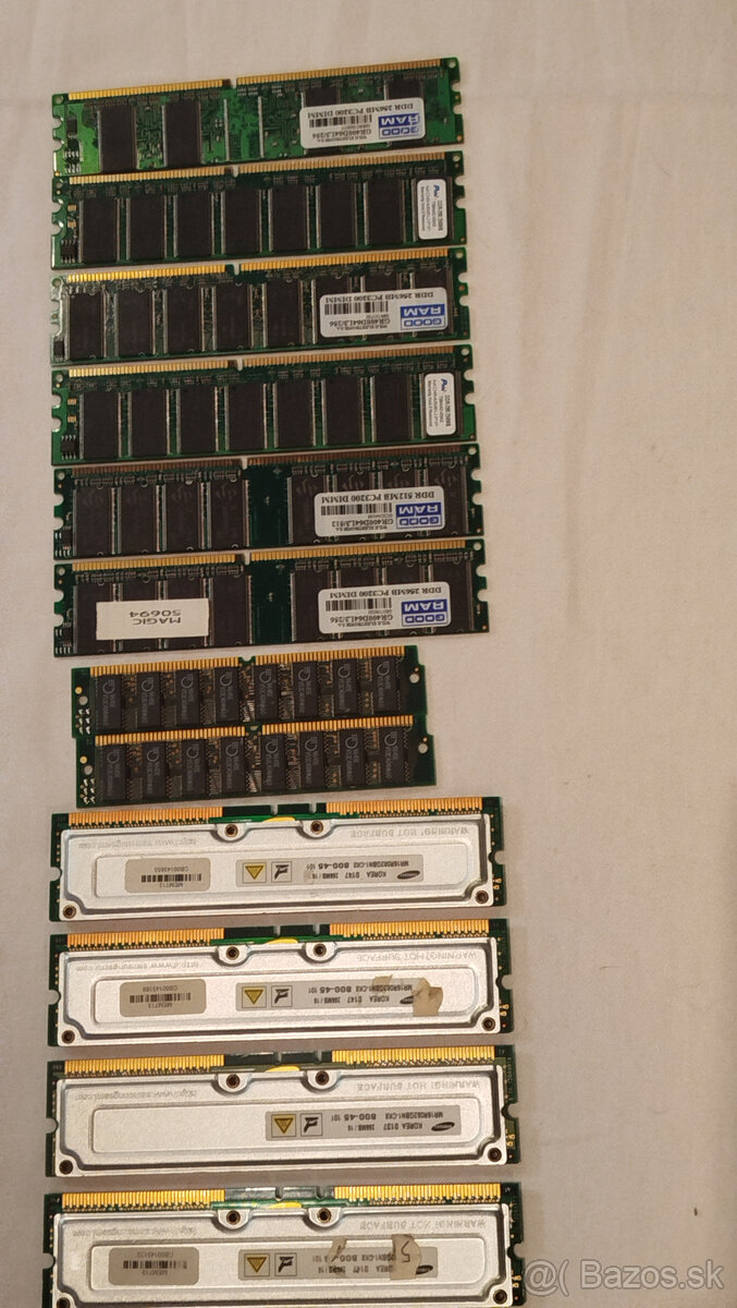 Starsie pamatove moduly - 2