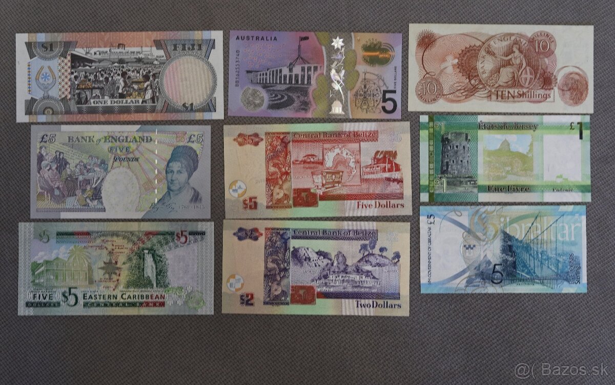 Unc bankovky Alžbeta II. - 2