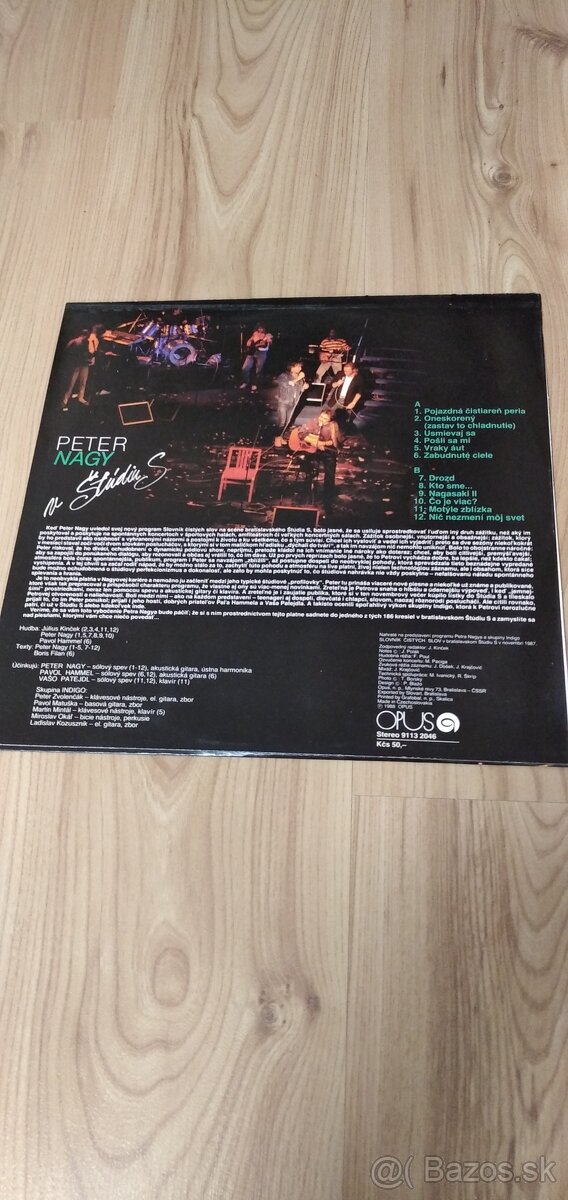 Platňa - Peter Nagy - V štúdiu S - 2