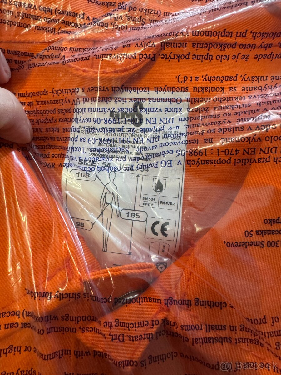 Predám reflexný pracovný odev - 2