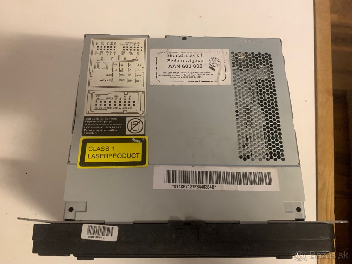 Rádio Škoda s navigáciou - 2