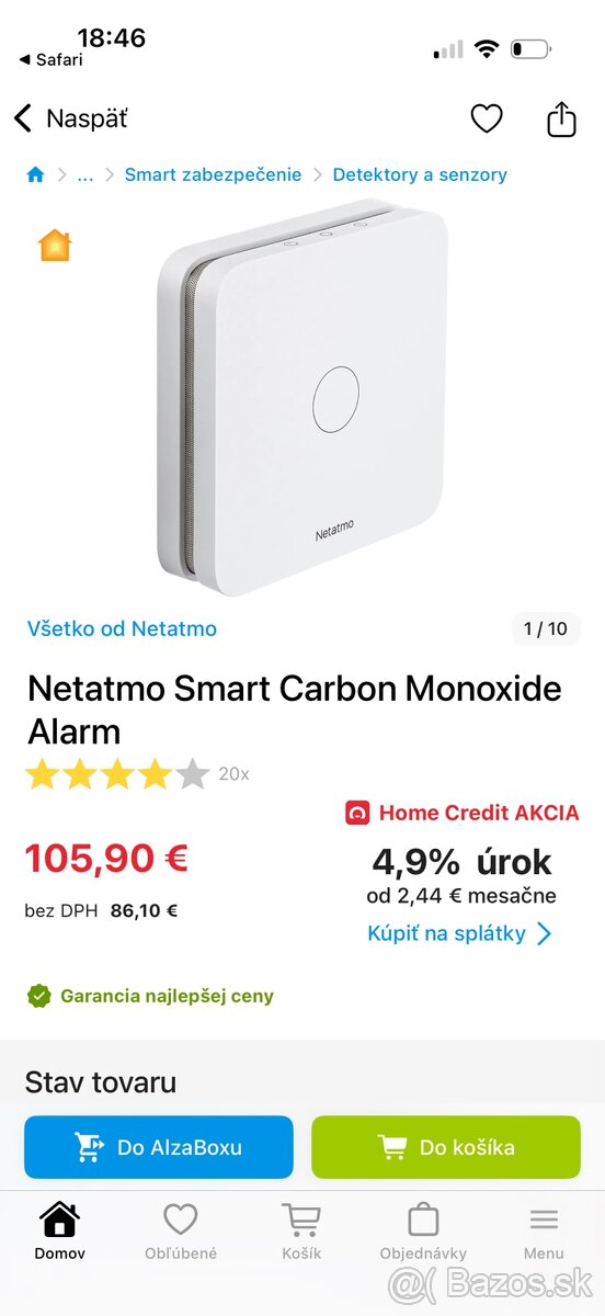 Legrand Smart Carbon Monoxide Alarm - 2