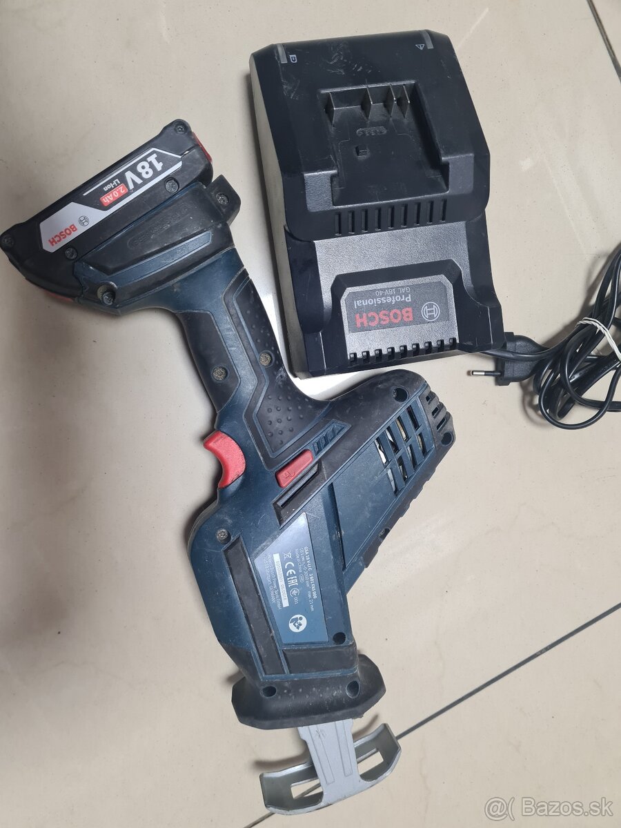 Chvostová píla Bosch GSA 18V - Li C - 2