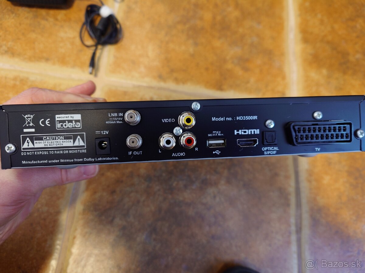 Satelitny prijimac Allbox HD3500IR - 2