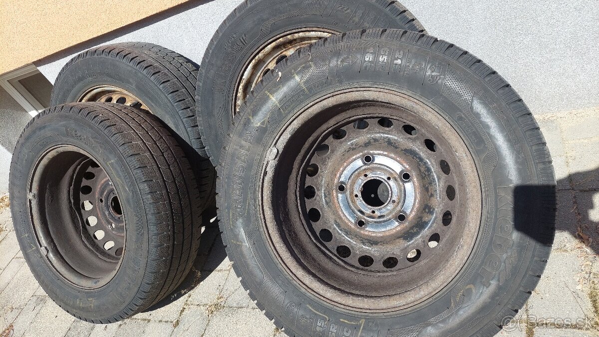 Disky s pneu Ford Transit Custom – 10 € / kus - 2