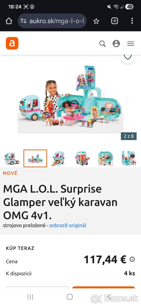 LOL Bábika Camping Karavan Auto - 2