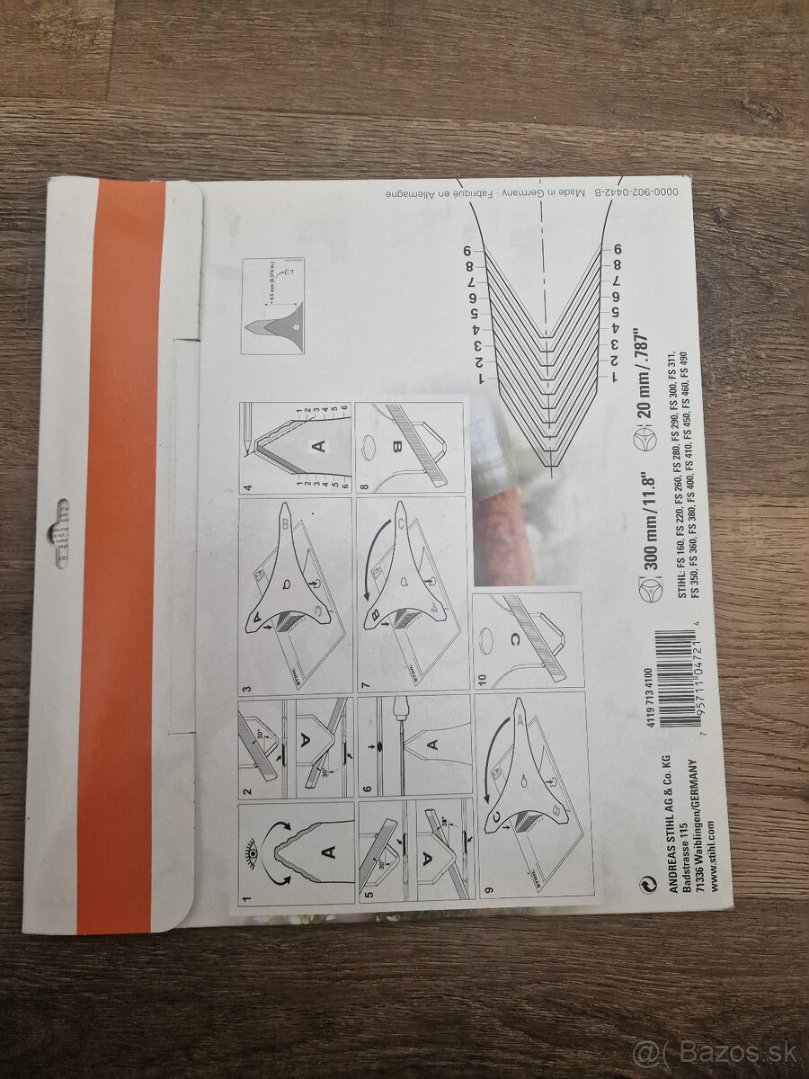 Trojzubý nôž Stihl - 2