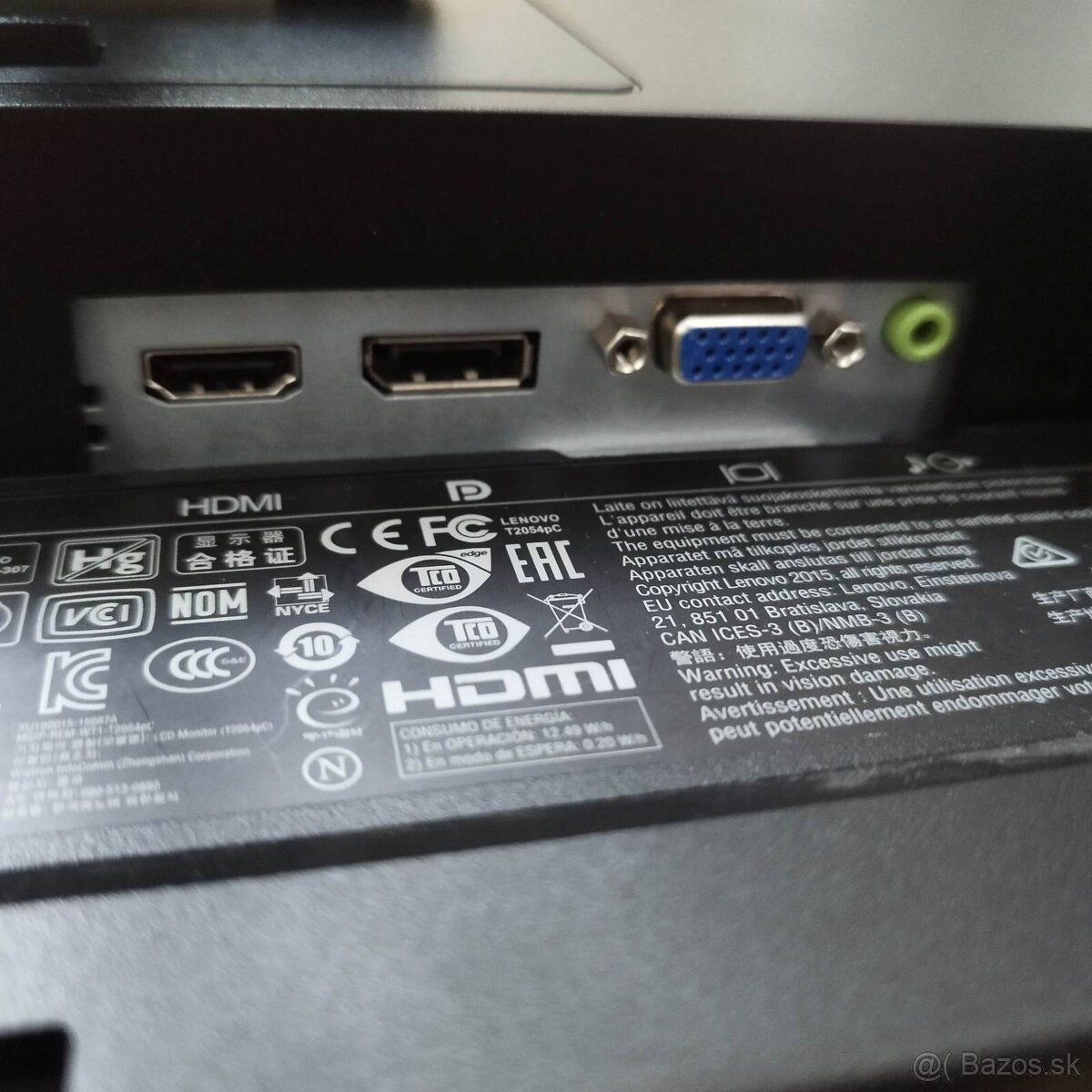 Monitor Lenovo T2054pC - 2
