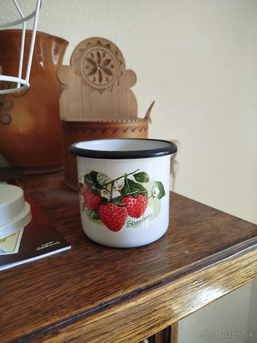 Smaltovaný pohar - 2