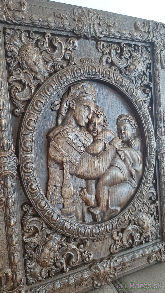 Drevený obraz 32×43cm.hrubka4 cm. - 2