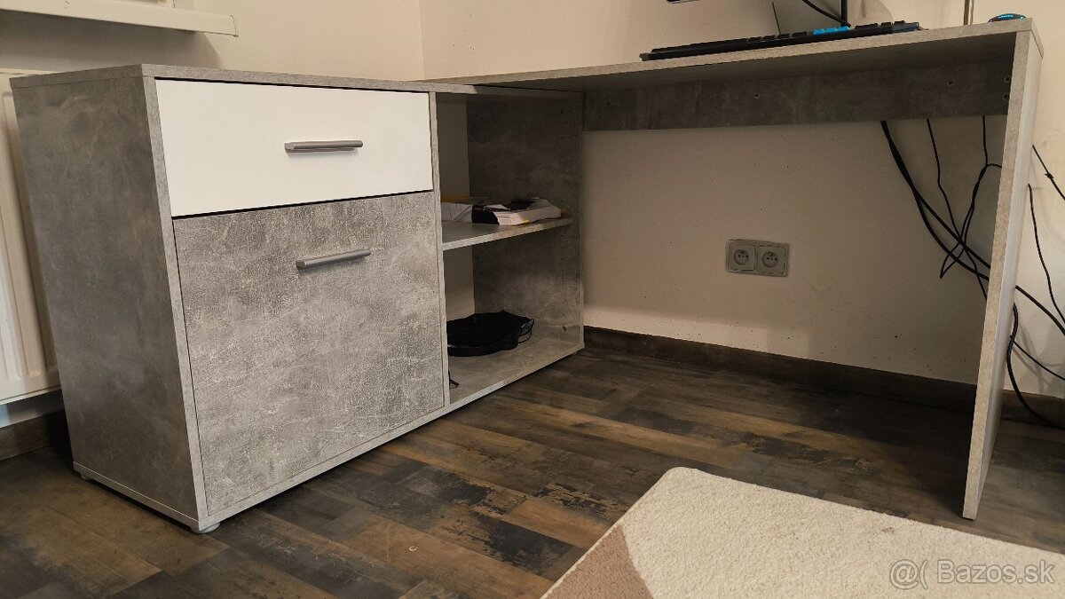 Písací Stôl Prag 138 138/74/120 cm - 2