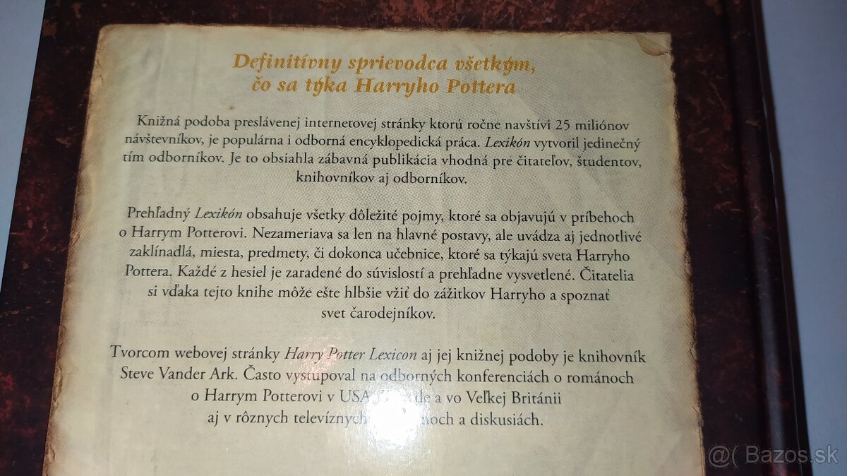 Harry Potter Lexikón sk jazyk - 2