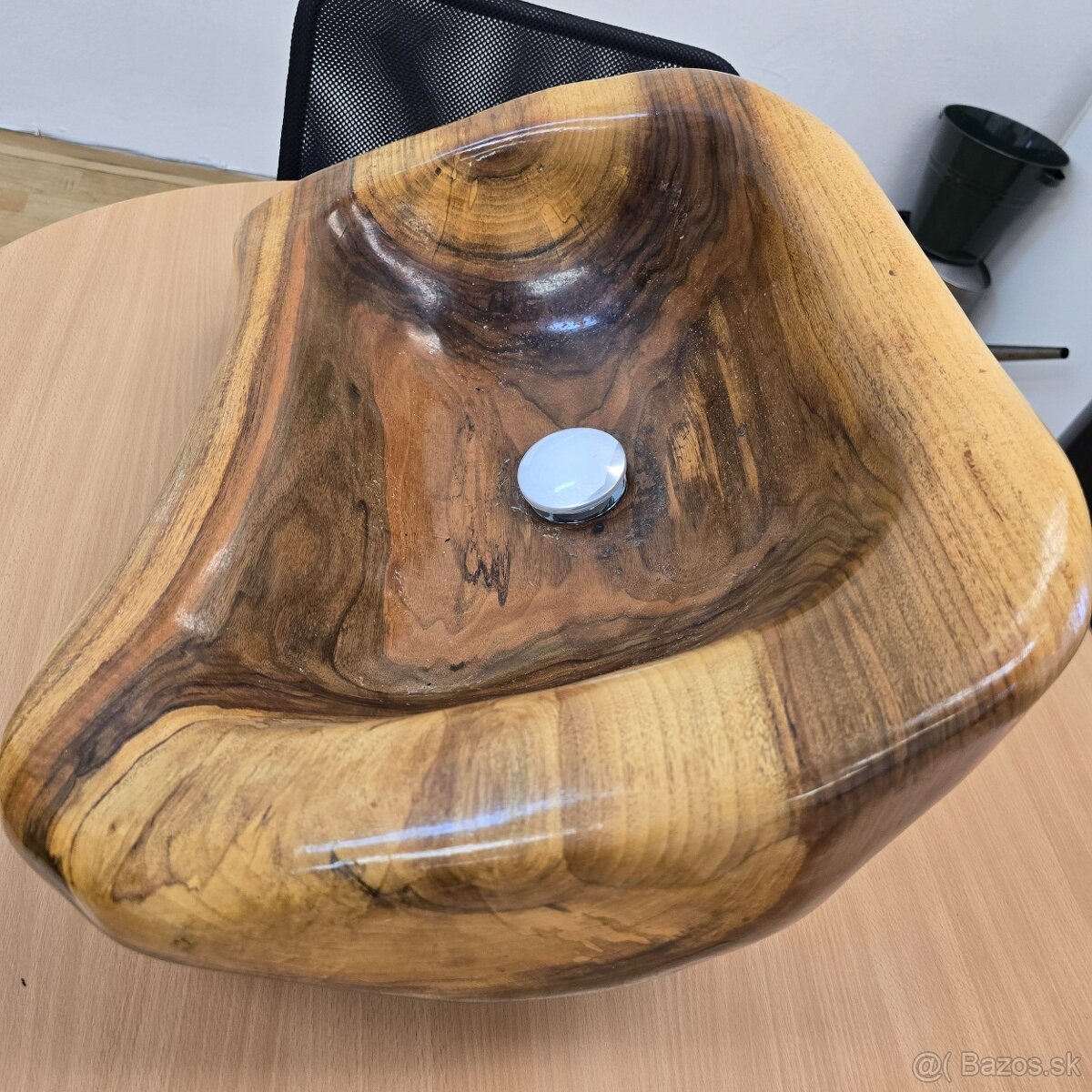 Dizajnove drevene umyvadlo - 2