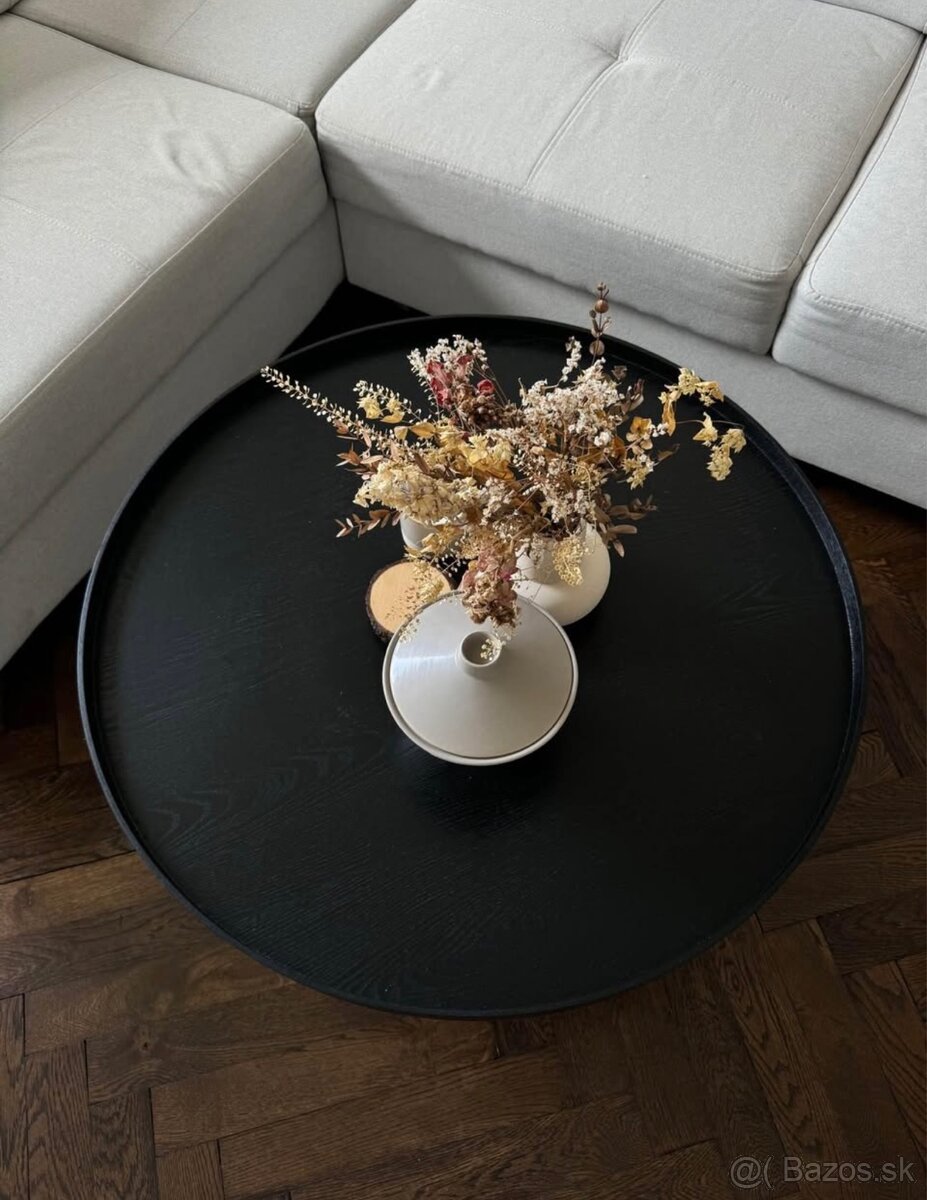 Čierny konferenčný stolík - 2