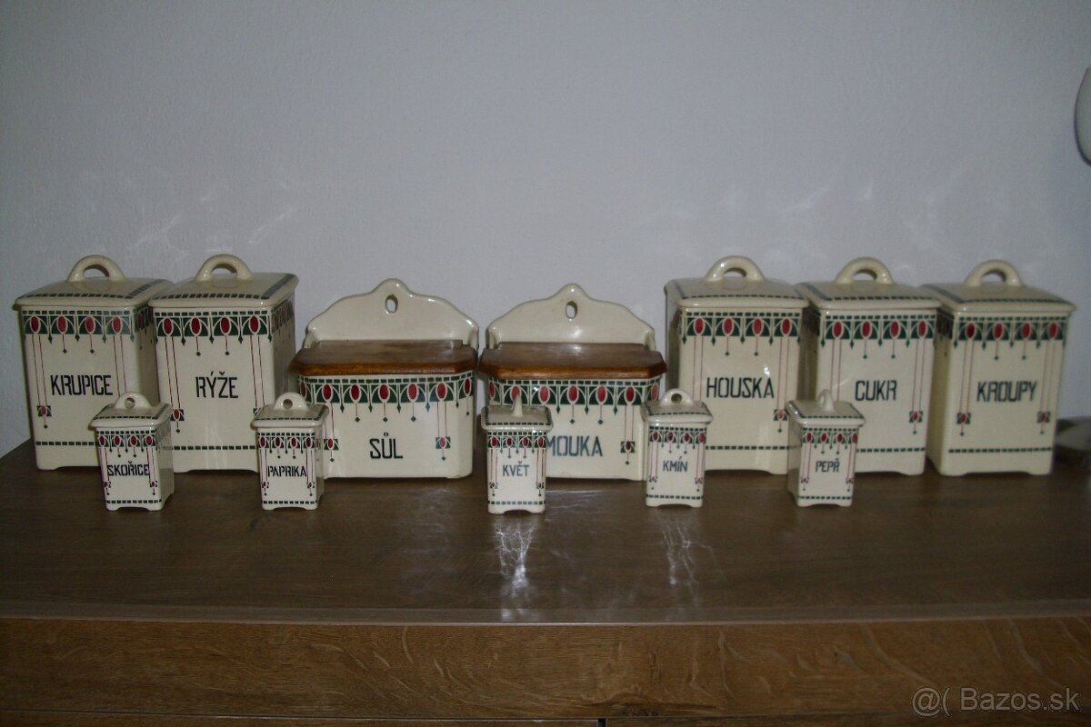 Secese-kameninové kořenky. - 2