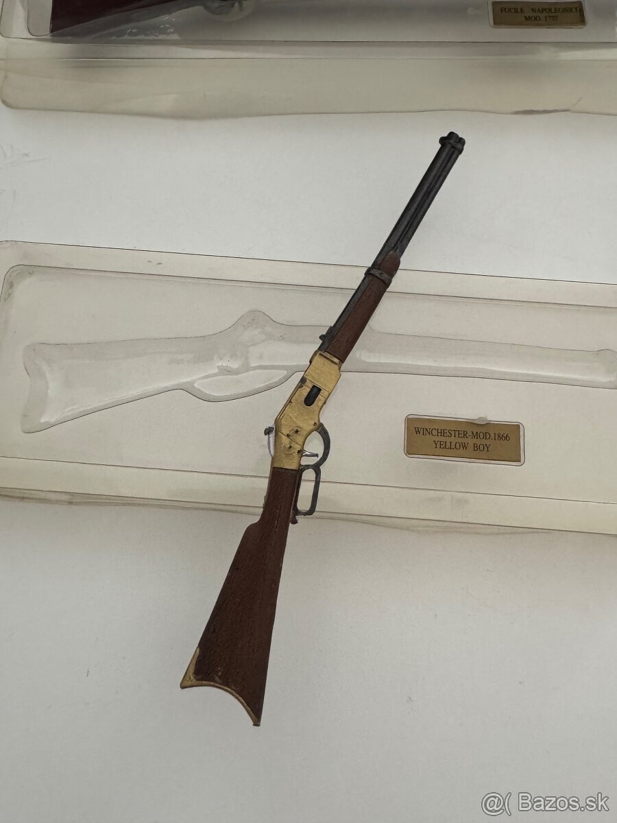 Winchester-Mod 1866 Yellow Boy - miniatúrna replika zbrane - 2