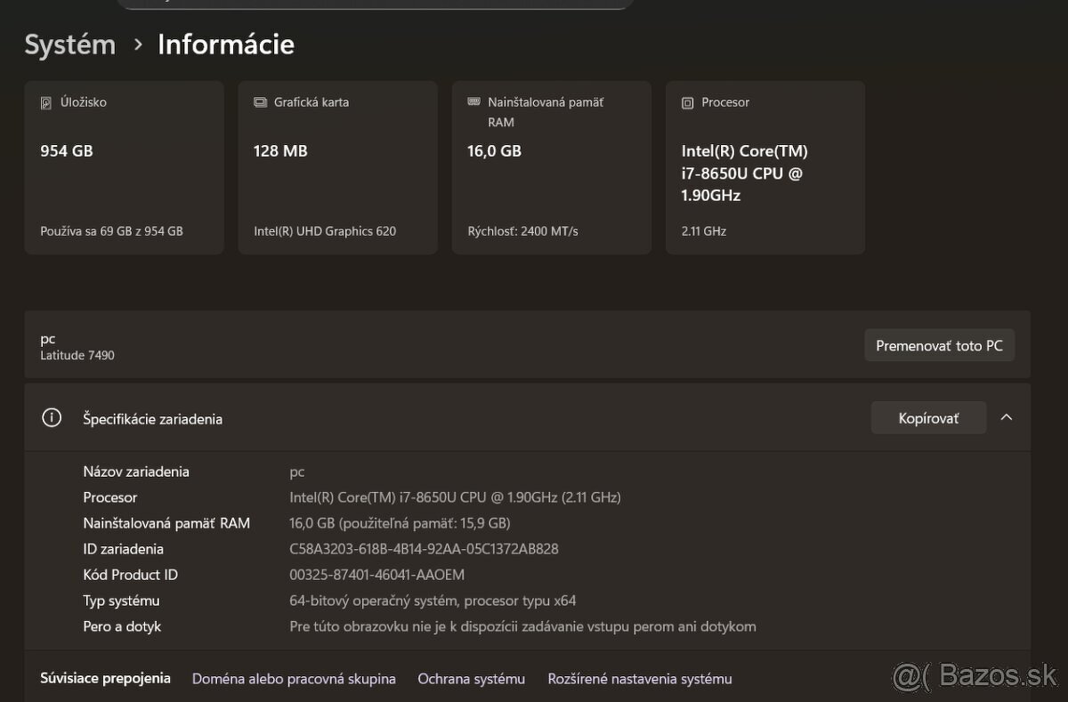 DeLL Latitude 7490 - 2