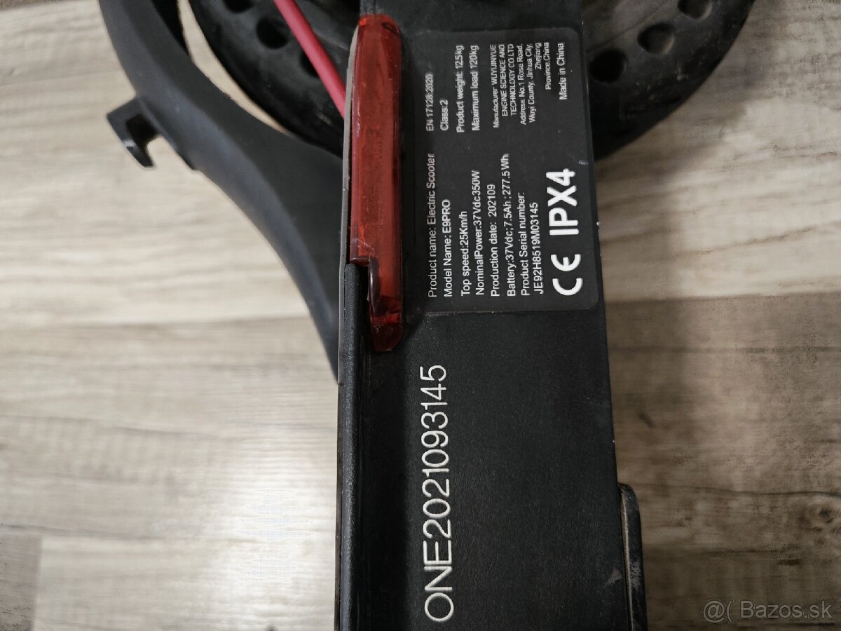 Kolobežka Sencor scooter S one, pokazená, nizky dojazd - 2