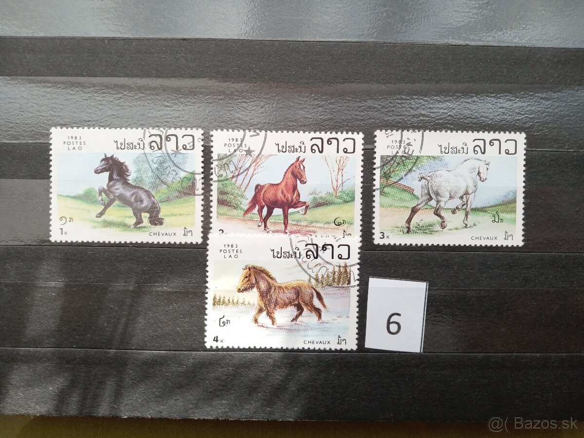 Poštové známky č.487 - AZIA - I.- 20 ks sérií - 2