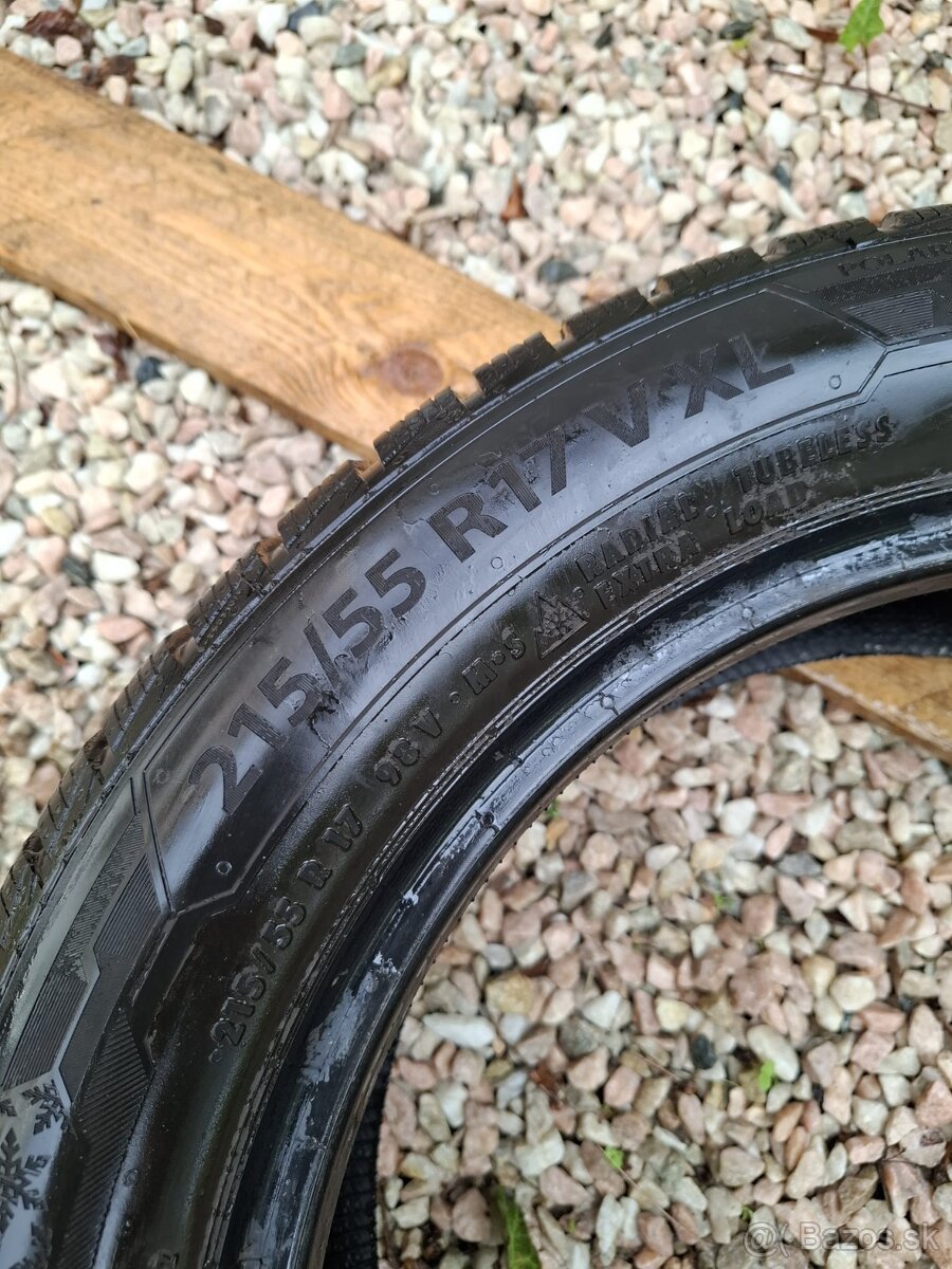 Jazdená zimná pneu 1ks 215/55 R17 98V Barum Polaris 5 V X XL - 2