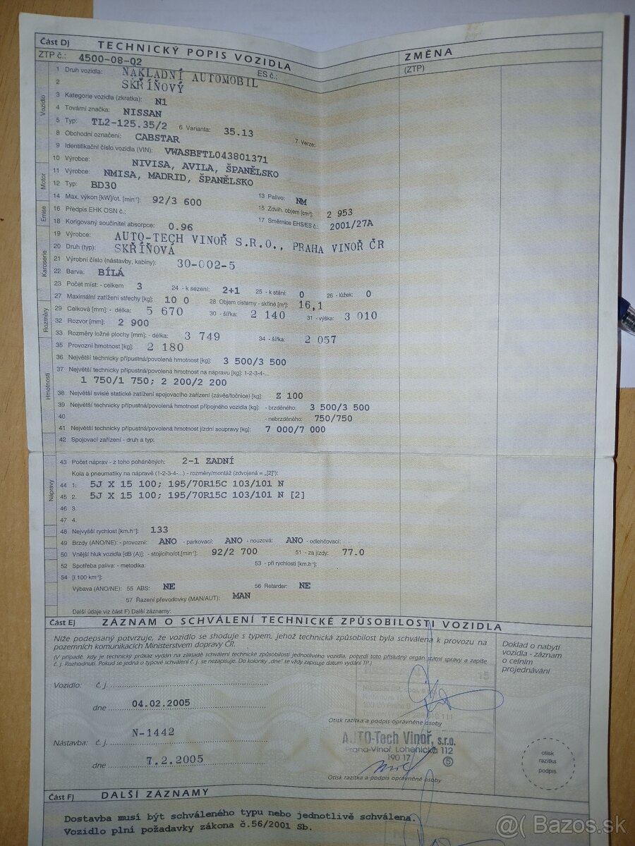 nissan cabstar motor s prevodovkou ND - 2