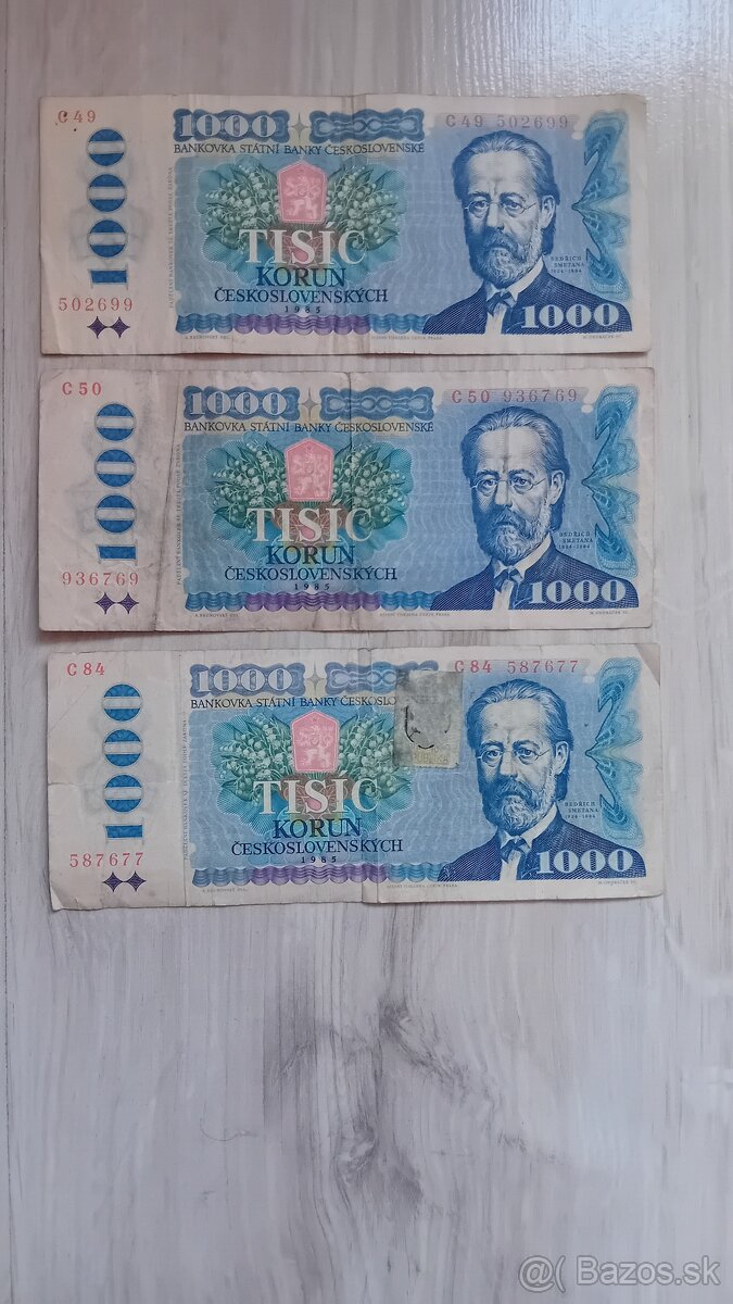 Slovenské a československé bankovky - 2