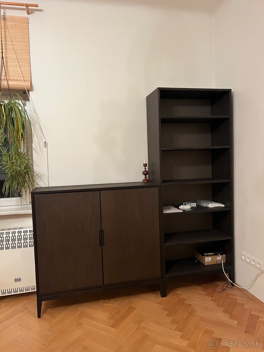 Predám komodu a knižnicu – spolu 50 € - 2