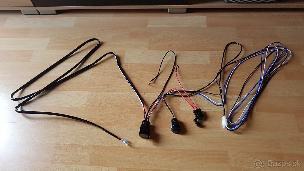 Kabeláž na led rampy - svetla
- 2