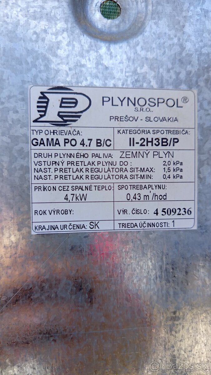 Plynové gamatky GAMA - 2