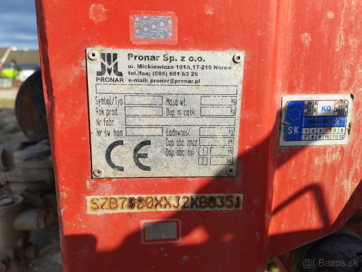 Vlečka Pronar T700 - 2