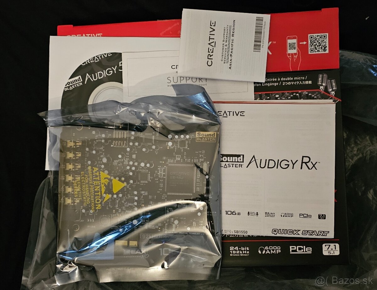 Sound Blaster Audigy RX 7.1 24-bit SB1550 - 2