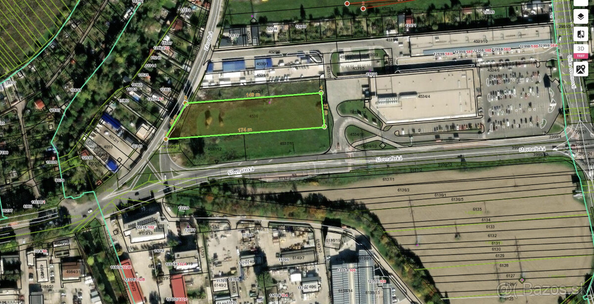 Prenajom Pozemku pri Kauflande podunajske biskupice - 2