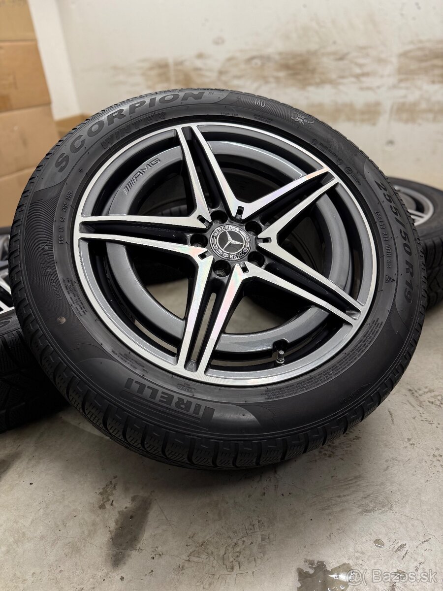 Zimná sada 5x112 R19 Mercedes Benz EQC AMG , GLC Dvojrozmer - 2